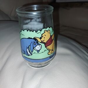 Winnie the Pooh Welch Jar Collector's Disney glass